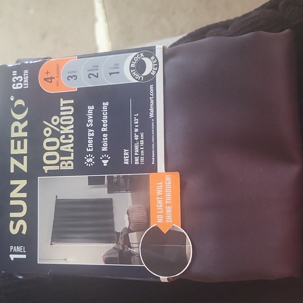 Sun Zero blackout curtains